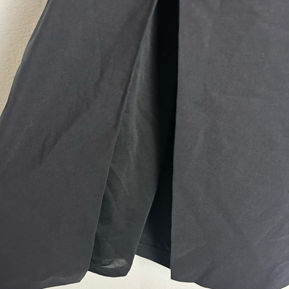 Zara Strapless Midi Dress With Cut-out Detail Black Size S 8342/220 - Picture 3 of 7